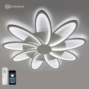 Управляемая светодиодная люстра LORENA 150W 9R-APP-825X46-WHITE/WHITE-220-IP20
