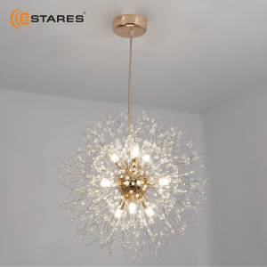 Люстра NOVELLA H 9XG9 R-500X1500-GOLD/CRYSTAL-220-IP20