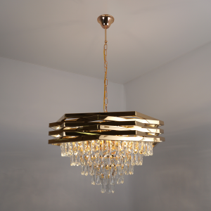 Люстра ROSE 10хЕ14-600х960-GOLD/CRYSTAL-220-IP20