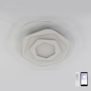 Управляемый светодиодный светильник FIGURE DOUBLE 46W R-APP-500X50-WHITE/CLEAR-220-IP20