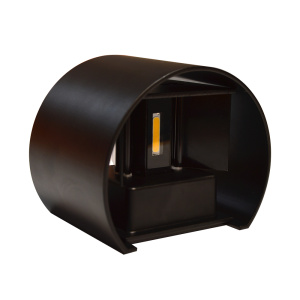 Светильник светодиодный архитектурный настенный двулучевой MS-G1-501 6W R-WW-BLACK-IP65
