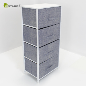 COMMOD novel 4F-4D-WHITE/GRAY-45х30x95 комод-макси