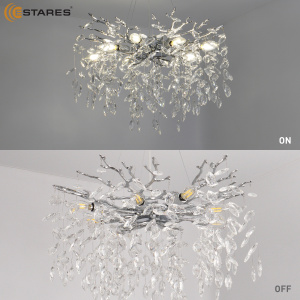 Люстра ROXANA 55 E14х8 R-600x1200-CHROME/CRYSTAL-220-IP20