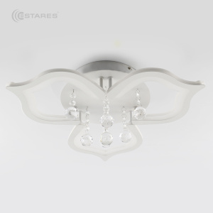 Светодиодная люстра СRYSTALwhite 02 35W R-4000K-500x160-white/white-220-IP20