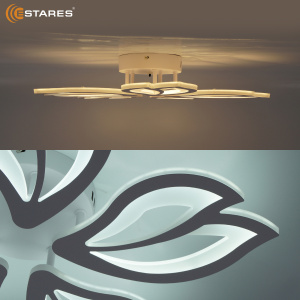 Управляемая светодиодная люстра ASTRA 70W 5F-RC-560x95-WHITE/WHITE-220-IP20