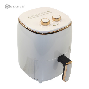 АЭРОГРИЛЬ EASYCOOK 1200W-220V-3.5L-220x220x280-WHITE/GOLD_2021
