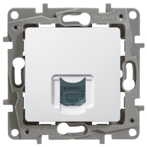 Legrand 672241 Роз. RJ45 кат 5 UTP БЕЛ ETIKA