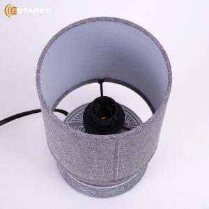 Настольная лампа DELTA 1xE14 R-120x200-GRAY/BLACK-220-IP20