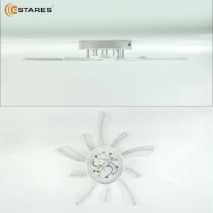 Управляемая светодиодная люстра  ALESSIA 100W 5V-IRC-600x600x70-WHITE/WHITE-220-IP20