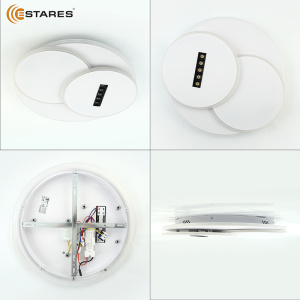 Управляемый светодиодный светильник STERREN 95W 3R 5DL-RC-495x55-WHITE/BLACK/WHITE-220-IP20