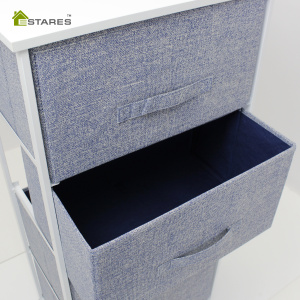 COMMOD novel 4F-4D-WHITE/GRAY-45х30x95 комод-макси