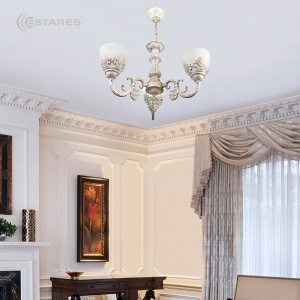 Люстра PARIS 01 3хE27-550x550-PatinaWhite/opal-220-IP20