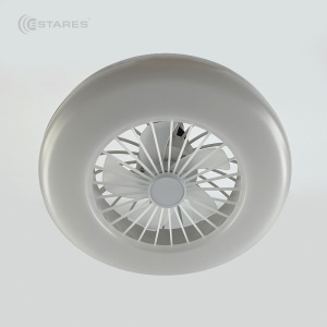 Управляемая светодиодная лампа-вентилятор FAN LAMP 24W+4W E27 R-ON/OFF-NW-270x143-WHITE-220-IP20