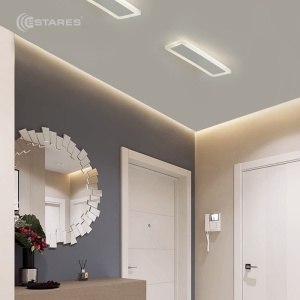 светодиодный светильник LINE ACRYLIC 16W  L-400-WHITE/SILVER-220-IP44