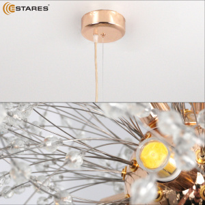 Люстра NOVELLA H 9XG9 R-500X1500-GOLD/CRYSTAL-220-IP20