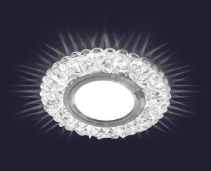 Светодиодный точечный светильник ES-905/GX53-125-4W/NW-CLEAR/CLEAR-220-IP20