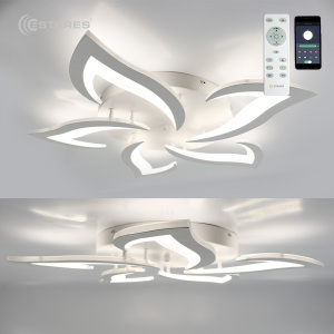 Управляемый светодиодный светильник ELLA 70W 5F-APP 640x65-WHITE/WHITE-220-IP20