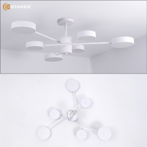 Управляемая светодиодная люстра MATEO 75W 6R-ON/OFF-915x250-WHITE/WHITE-220-IP20