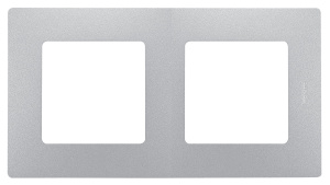 Legrand 672552 Рамка 2поста АЛМ ETIKA