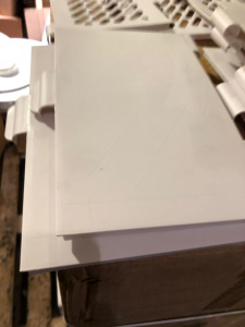 Дверка для большой полки Комод-органайзер MODO 4F-20x20x103-white