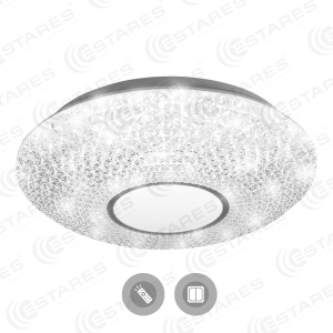 Управляемый светодиодный светильник AKRILIKA 32W R-410-CLEAR/WHITE-220-IP20