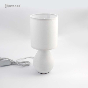 Настольная лампа BETA 1xE14 R-100x120x275-WHITE/WHITE-220-IP20