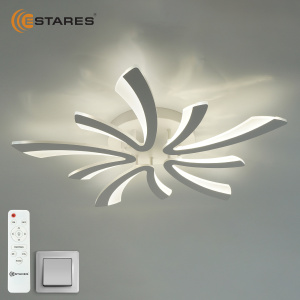 Управляемая светодиодная люстра  ALESSIA 100W 5V-IRC-600x600x70-WHITE/WHITE-220-IP20