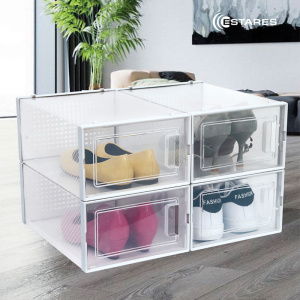 Контейнер E-CASE 4S-33,4x23x14-white/clear (4 штуки)