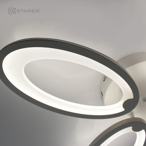 Управляемая светодиодная люстра ROOM 60W 4OV-APP-560x65-WHITE/WHITE-220-IP20