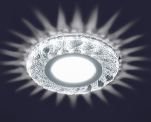 Светодиодный точечный светильник ES-907/GX53-125-4W/NW-CLEAR/CLEAR-220-IP20