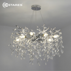 Люстра ROXANA 55 E14х8 R-600x1200-CHROME/CRYSTAL-220-IP20