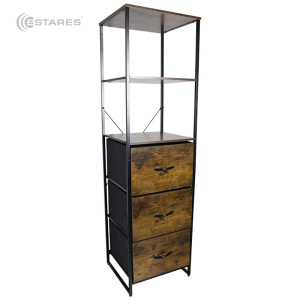 COMMOD WOOD-II 5F-3D-BROWN-44X40X155.2 комод пенал