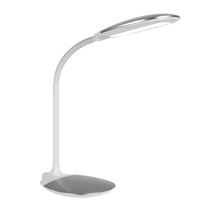 Настольная лампа светодиодная FLEX 6W silver