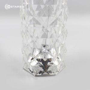 Настольный светодиодный светильник CRYSTAL RGB 1W R-RC-90x215-CLEAR/CHROME-DC5V/1A-IP20
