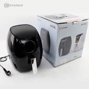 Аэрогриль EASYCOOK 1500W-DC-220V-5L-280x366x343-black/chrome