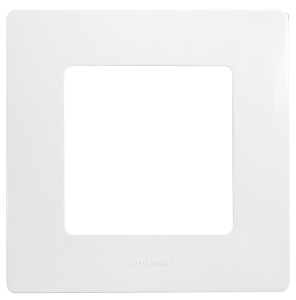 Legrand 672501 Рамка 1пост БЕЛ ETIKA