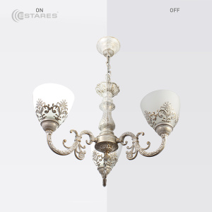 Люстра PARIS 01 3хE27-550x550-PatinaWhite/opal-220-IP20