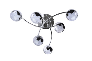 Люстра светодиодная PALLA VI-II 48W 3000K chrome-crystal