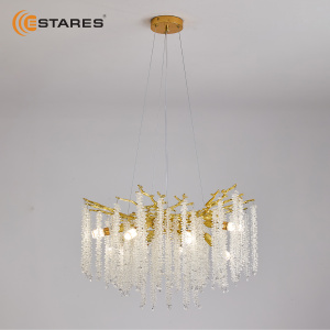 Люстра ROXANA 65 E14х8 R-600x1200-GOLD/CRYSTAL-220-IP20