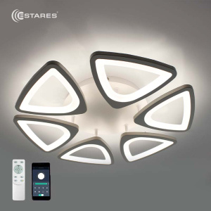 Управляемая светодиодная люстра ROOM 120W 6TR-APP-520x70-WHITE/WHITE-220-IP20
