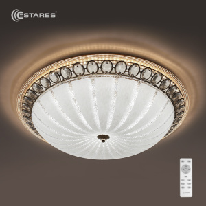 Управляемый светодиодный светильник CASABLANCA  CHROME 100W R-600-WHITE-220-IP20