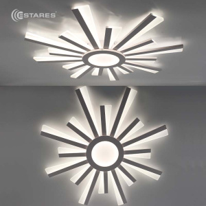 Управляемая светодиодная люстра  TERESA 100W R-APP-680x50-WHITE/WHITE-220-IP20