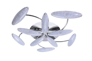 Люстра светодиодная GRANO X 70W 3000K chrome-crystal