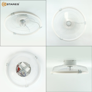 Управляемая LEDлюстра с вентилятором FN-LM VIBE 60W+18W R-APP-450x145-WHITE/WHITE-220-IP20/SMARTHOME