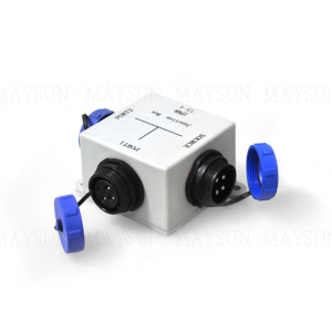 Подводный соединительный монтажный бокс Т3-4 (3-разъема) для RGB IP68