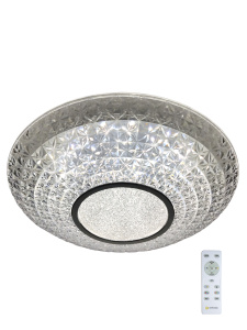 Управляемый светодиодный светильник MIRRA CRYSTAL RGB 40W R-405-CLEAR/CHROME-220-IP20