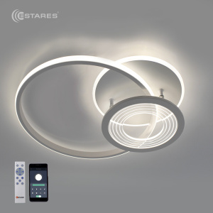  Управляемая светодиодная люстра ADARA 70W 3R-APP-480x80-WHITE/WHITE/CLEAR-220-IP20