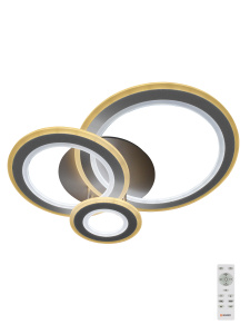 Управляемый светодиодный светильник TRIPLEX ROUND 108W R-700/600-WHITE/WHITE-220-IP44/2019