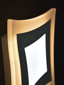 Светодиодный светильник, бра  Geometria quarto 18W Q-210-WHITE-220-IP44