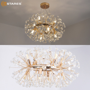 Люстра NESSA 12хG9-590x1295-GOLD/CRYSTAL-220-IP20